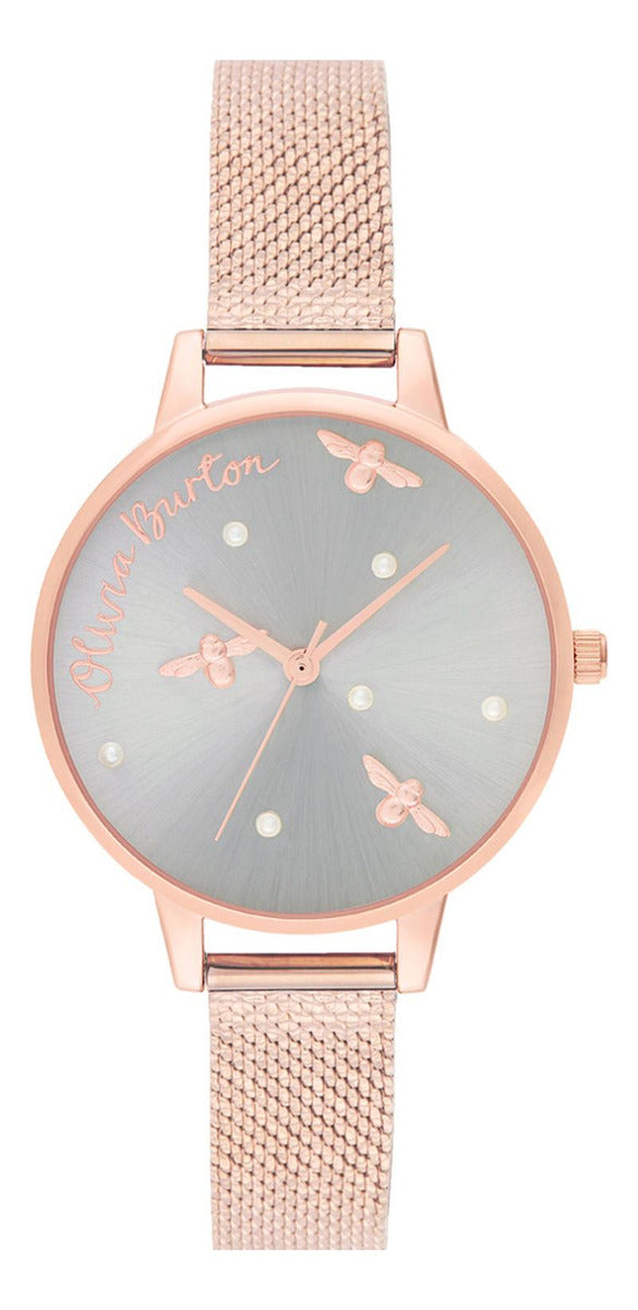 Reloj Olivia Burton Mujer Cristales Perla Blanca OB16PQ04 PQ